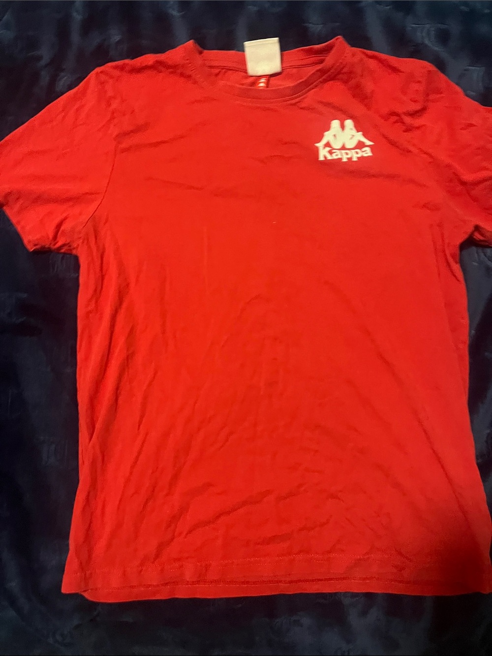Kappa Red Tee with White Chest Logo